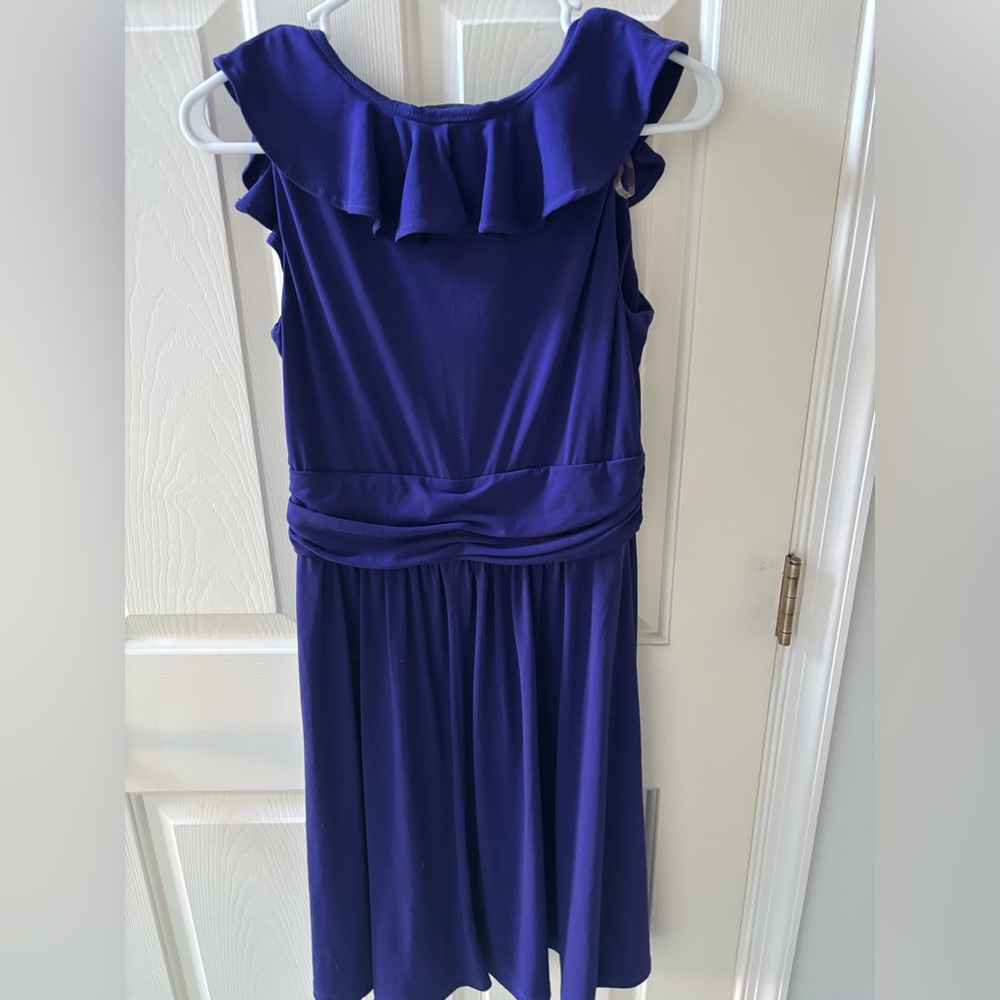 Sweet Ruffle Purple Dress - Picture 4 of 6